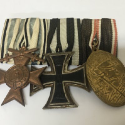 A Group of German Imperial I world war medals. (3)