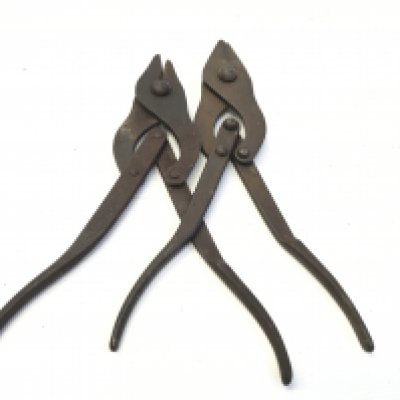 Two Pairs of British I world Military battlefield wire cutters with military stamp marks.
