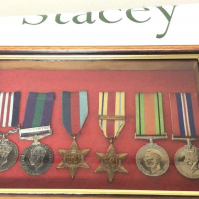 An Important II world war medal group including the MM The Military Medal for Gallantry in the field of war. One of a group of six war medals awarded to 6398674 L/Corporal James Henry Hickman Sussex Reg. awarded for outstanding gallantry during the battle of Wadi Akarit Tunisia North Africa. This was a significant battle which contributed to the success of Operation Scipo. Under intense fire Hickman took control of a small group of soldiers and in pitch darkness progressed through enemy lines including a bayonet charge clearing enemy trenches. Sold with Army Certificate of service Buckingham place investiture admission 31/10/1944 and copy of the military war office citation.