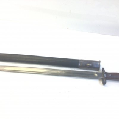 An intresting I world war bayonet with date of 1907 and reissued to the RAF with several stamp marks including RE with RAF 1F 3386 1918 date GR crown stamp.