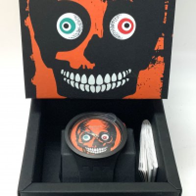 Swatch Big Bold Bio - Ceramic It&rsquo;s Spooky Time wrist watch. New unused.