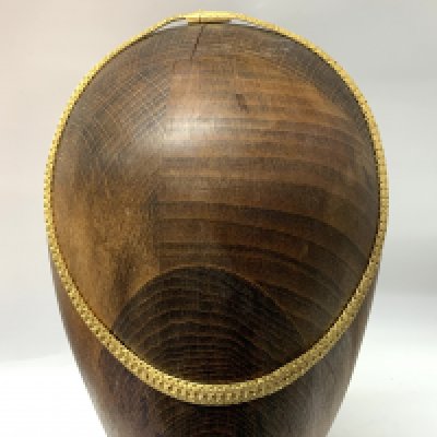 A heavy 18ct yellow gold weave design necklace. Total weight 56.42g (A) approx 40cm.