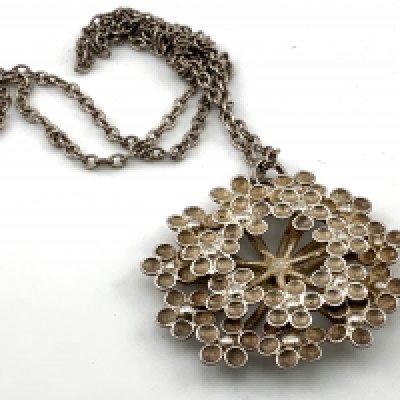 A Finnish sterling silver pendant, (A)