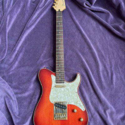 A Yamaha Pacifica T Type electric guitar in good condition overall and some playwear. Rosewood board and gold plated parts. <a href="https://www.the-saleroom.com/en-gb/auction-catalogues/staceys-auctioneers-and-valuers/catalogue-id-srsta10351/lot-80130306-c235-461d-904e-b241011522e4"> Click Here to Register to bid </a>