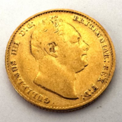 William IV (1830-1837), Sovereign, 1837, Smoothing on king&acirc;s bust, otherwise good definition. (A)