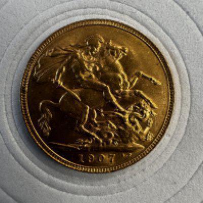 1907 Edward VII full sovereign (A)