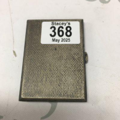 A silver case cigarette case 85 grams.