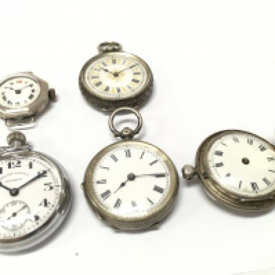 A collection of Ladies fob watches, some silver hallmarked . Postage category A