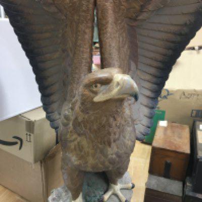 A large Lladro limited edition group the eagles nest 84 cm