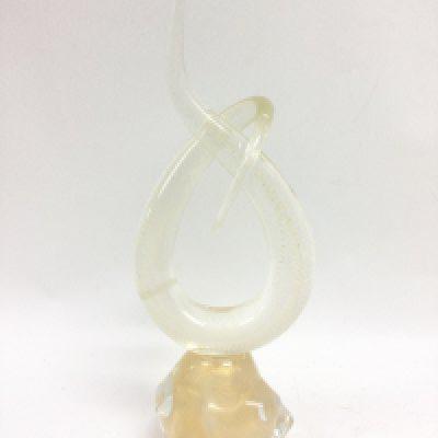 A Studio art glass ornament , 29cm tall. This lot cannot be posted