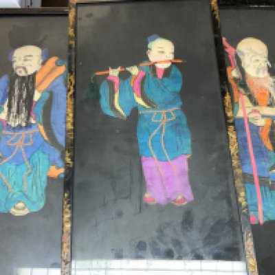 Aset of 20th century raised relief pictures (d)