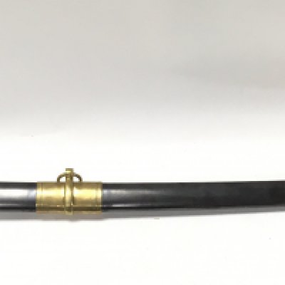 A reproduction American CSA Confederate Cavalry officers sword, 99cm long in total blade length 84cm. This lot cannot be posted