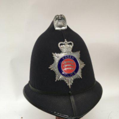 A Vintage Essex Police helmet.