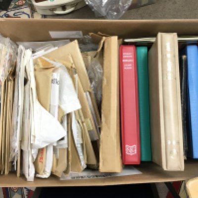 A large collection of stamps including unused British colony stamps etc, this lot cannot be posted