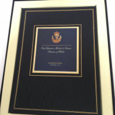 A boxed Tribute to Diana Princess of Wales signed in ink by Earl Spencer in a fitted presentation box.