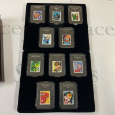 The USA DV Comics super hero&rsquo;s stamps set. Ltd edition 572/995 (B)