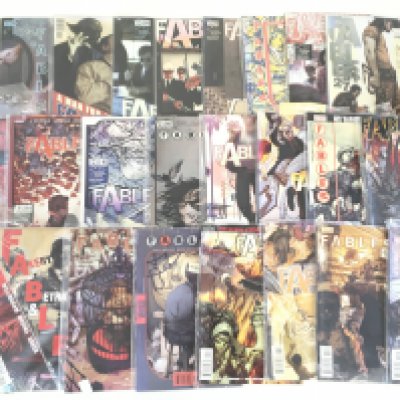 A box containing approximately 120 comics. Various titles to include Marvel.