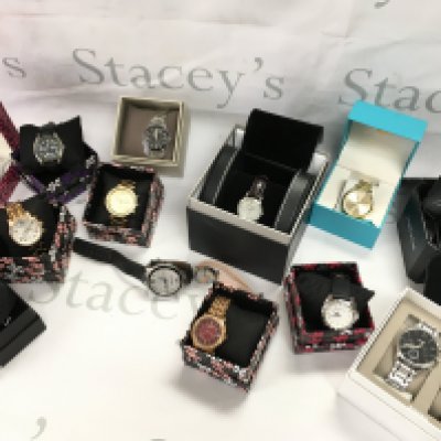 A collection of watches including Police, Guess, Micheal Kors , Drog Grey, Rotary, Fossil etc. postage category C