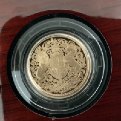 2022 Piedfort gold sovereign,Royal Mint issue no1888 (A)