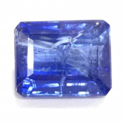 Certified 8.77ct loose octagonal step cut tanzanite.
