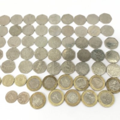 A collection of assorted 50p and &#20132662752 coins including Olympic Paddington etc. Postage A