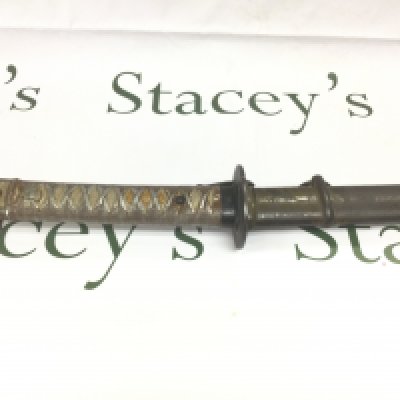 A mid 20th Century Japanese sword and scabbard. Blade length 66cm. Shipping category D.