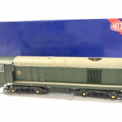 A Boxed Heljan 0 Gauge BR Green Livery With Small Yellow Panels Class 20 #2000.