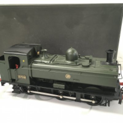 A Boxed Tower Models 0 Gauge pannier Tank Locomotive. Running Number 3709