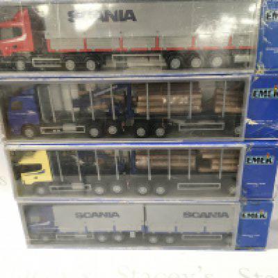 4 X Boxed Emek Trucks 1/25 Scale. (4).