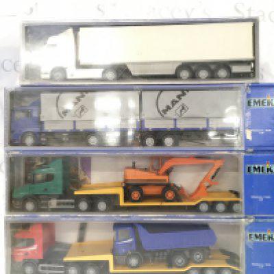 4 X Boxed Emek Trucks 1/25 Scale. (4).