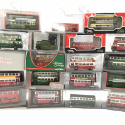 A Collection of Corgi Original Omnibus Buses All London Transport.