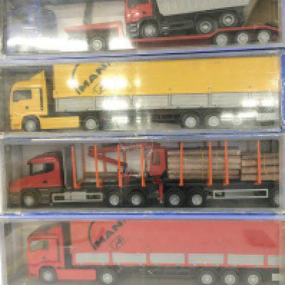 4 X Boxed Emek Trucks 1/25 Scale. (4).