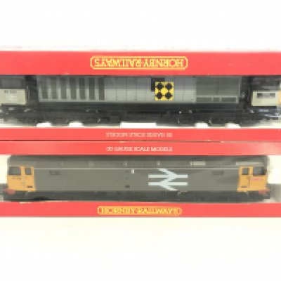 A Boxed Hornby 00 Gauge BR Co-Co Diesel Class 47 Railfreight #R.898 And A BR Co-Co Diesel Class 58- Railfreight #R.705