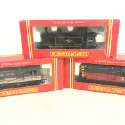 3 Boxed Hornby 00 Gauge Locomotives. R.053. R.054 And R.050.