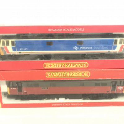 2 X Boxed Hornby 00 Gauge Locomotives. A BR Bo-Bo Electric Class 86 #R.589 And A BR Bo-Bo Electric Class 86-NSE. #R.368.