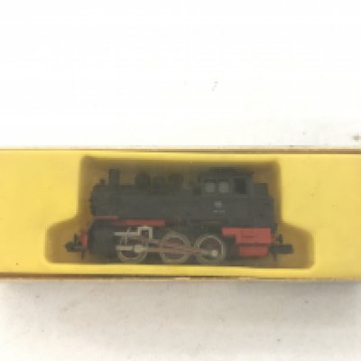 A Boxed Arnold Rapido N Gauge DB 0-6-0 Steam Engine #0225.