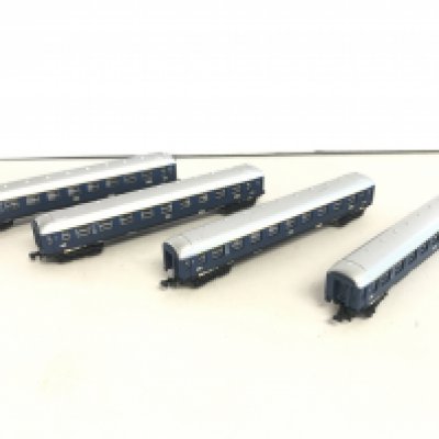 4 X Lima N Gauge DB German Passenger Coaches. No Reserve.