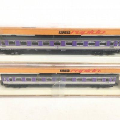 2 Boxed N Gauge German Deutsche Bahn Coaches. Not in Original Boxes. No Reserve.