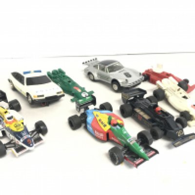 A Collection Of Scalextrics Ideal For Spare Parts Etc. No Reserve.