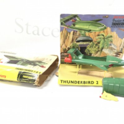 A Boxed Dinky Thunderbird 1 And 2 #101. Box Is Worn. No Reserve.