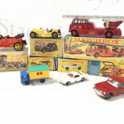 A Collection of Boxed Matchbox Vehicles And A Corgi M.G.B. G.T. No Reserve.