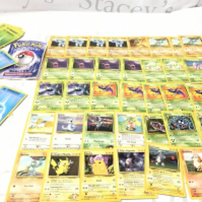 A Collection of Vintage Pokemon Cards.