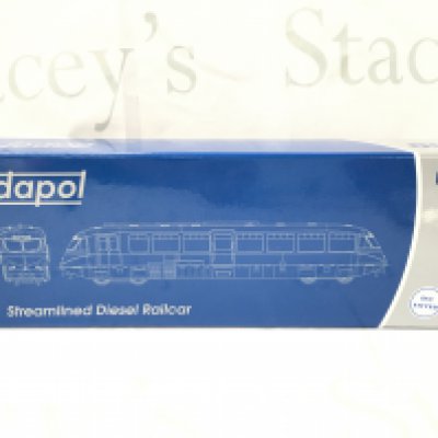 A Boxed Dapol 00 Gauge Streamlined Rail Car W8 BR. DCC # 4D-011-008D.