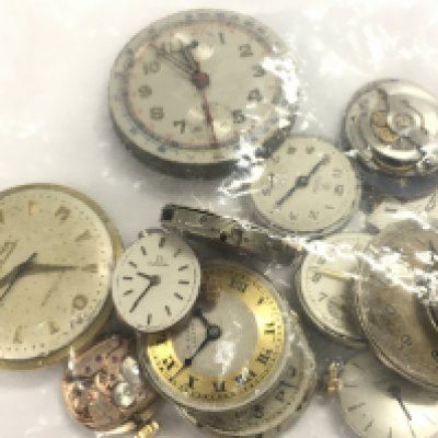WITHDRAWN - A Collection of watch movements to include Tudor, Omega, Cyma etc. postage catA