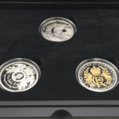 Royal British Legion silver proof &#20132660835 3 coin set. Postage B
