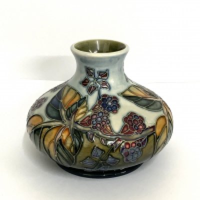 A Moorcroft Bramble vase on the 32/5 shape designed by Sally Tuffin. (D)