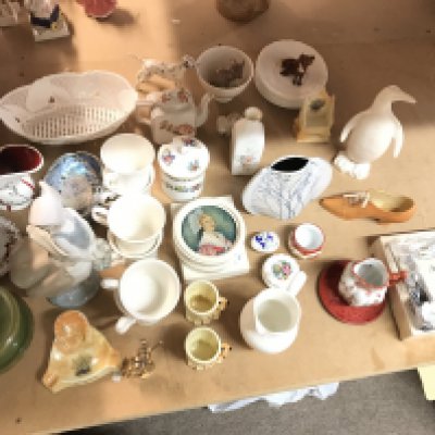 A Collection of ceramics including Royal Doulton, Beswick, Coalport etc