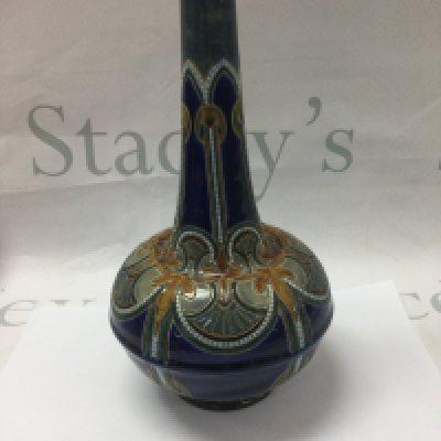 A Doulton Lambeth vase decorated by Edith Lupton 28 cm .