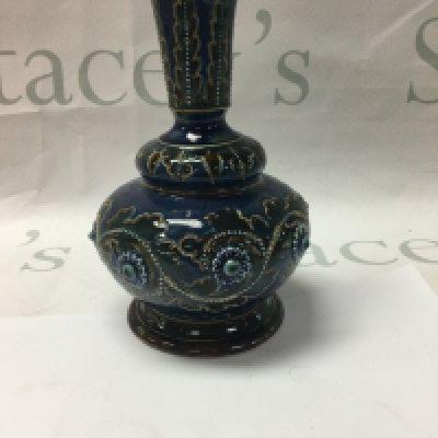 A Doulton Lambeth vase designed by George Tinworth .18 cm .