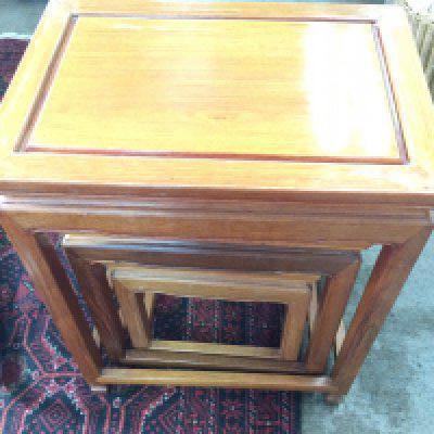 A Nest Of Tables. Approx Height 56CM.